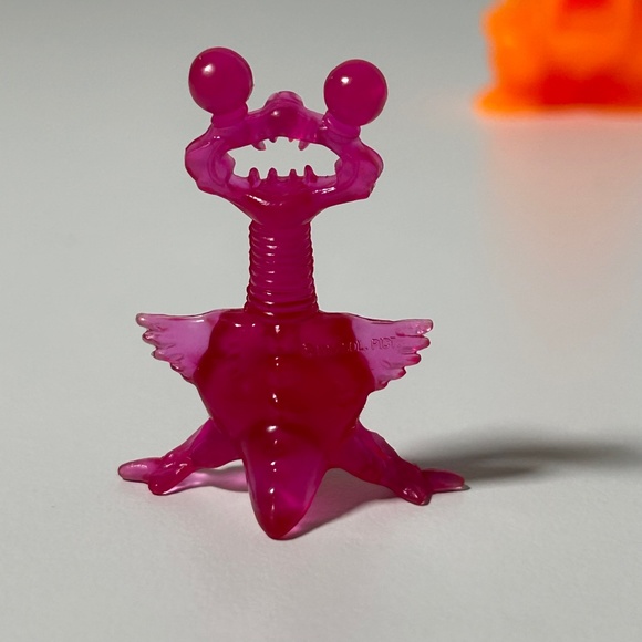 Vintage 80s Real Ghostbusters Orange Ecto Ghost + Sore Throat Ghost (B11) - Picture 7 of 9